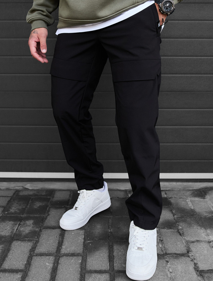 Ocieplane spodnie Staff ar black fleece