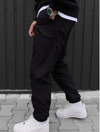 Ocieplane joggery Staff sh black fleece