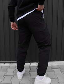 Ocieplane joggery Staff sh black fleece