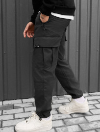 Spodnie Staff cargo ro black