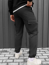 Spodnie Staff cargo ro black