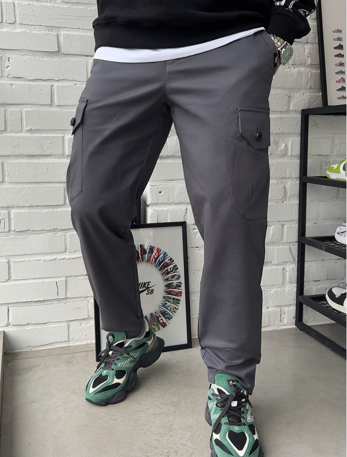 Spodnie Staff cargo gu gray