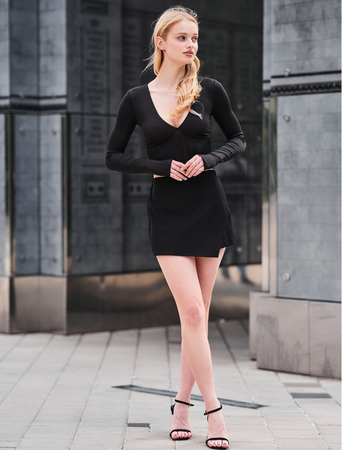 Spodenki-spódnica Staff ev black