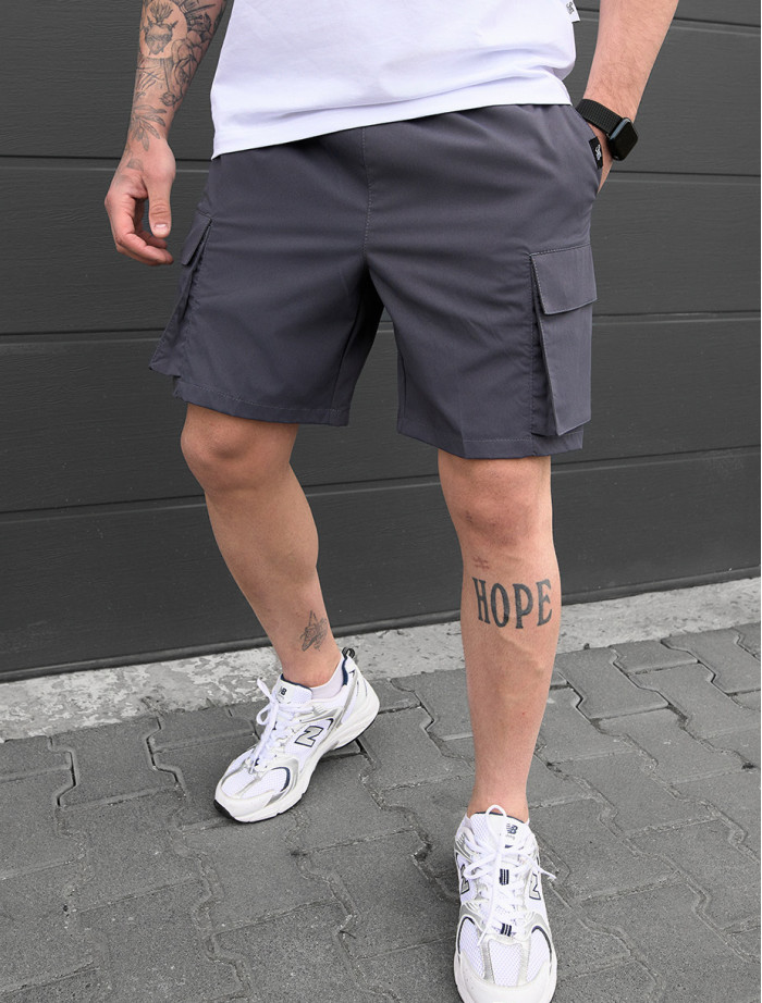 Spodenki Staff cargo tep dark gray