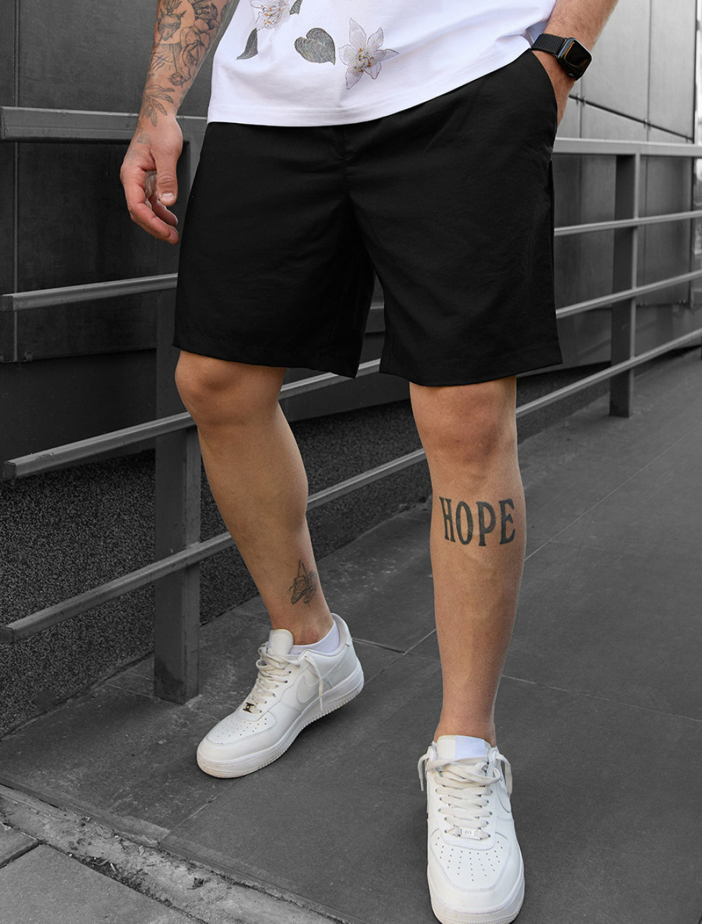 Spodenki chinos Staff ca black