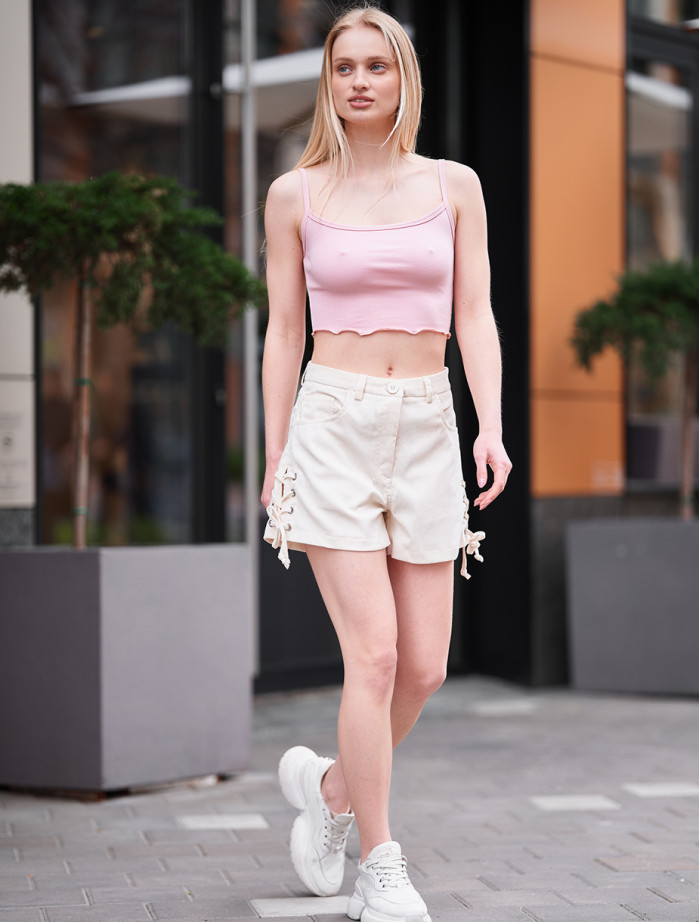 Spodenki damskie Staff vio milk