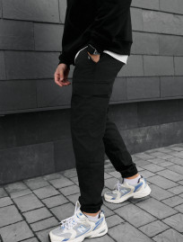 Spodnie Staff hid cargo black2