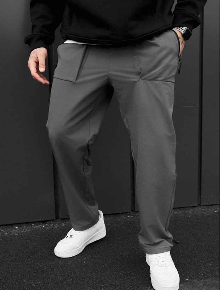Spodnie chinos Staff rit gray