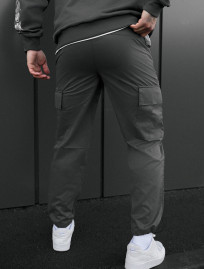 Spodnie Staff cargo ro dark gray