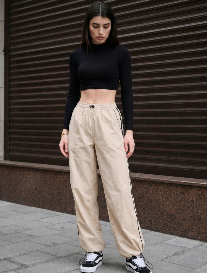 Spodnie Staff sky beige reflective