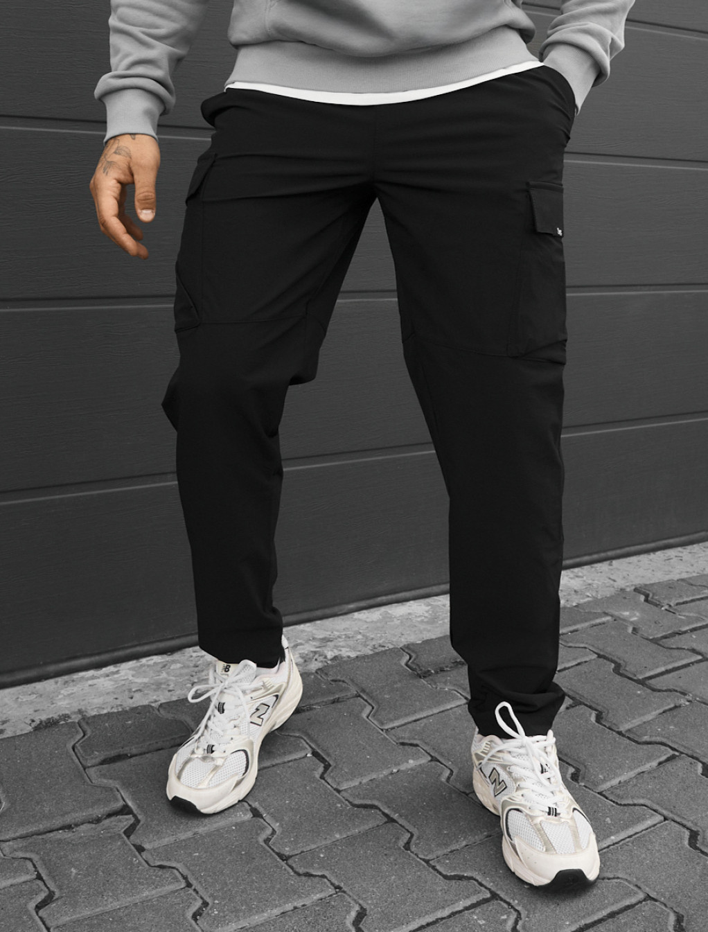 Spodnie Staff cargo ter black