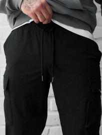 Spodnie Staff cargo ter black