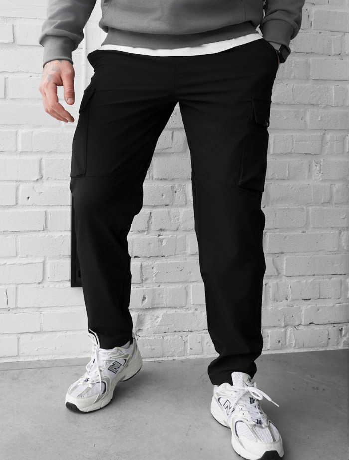 Spodnie Staff cargo ter black