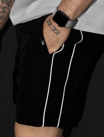 Szorty plażowe Staff hor black reflective