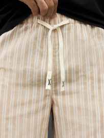 Spodenki Staff dt line beige & white