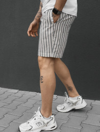 Spodenki Staff dt line dark gray & white