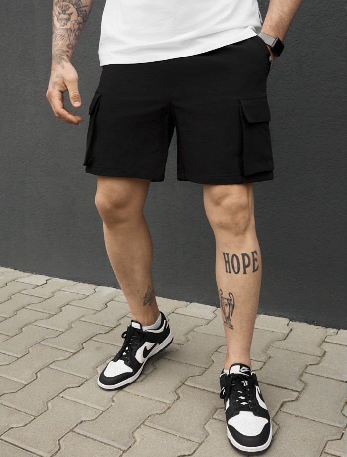 Spodenki Staff cargo tep black
