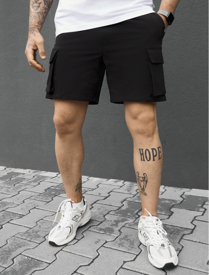 Spodenki Staff cargo tep black