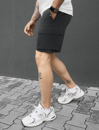 Spodenki Staff cargo tep dark gray
