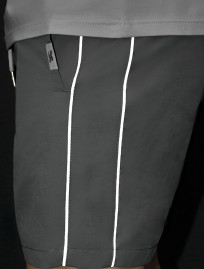Spodenki plażowe Staff hor light gray reflective
