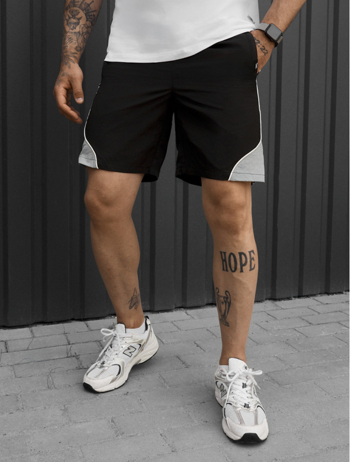Spodenki plażowe Staff ste black & gray reflective