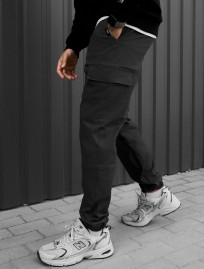 Spodnie Staff hid cargo dark gray