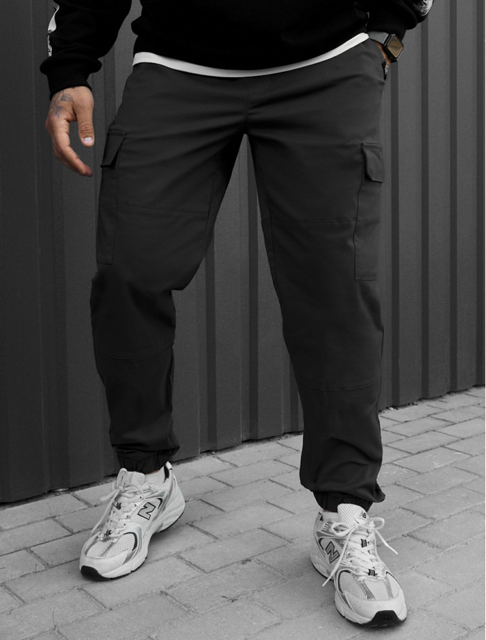 Spodnie Staff hid cargo dark gray