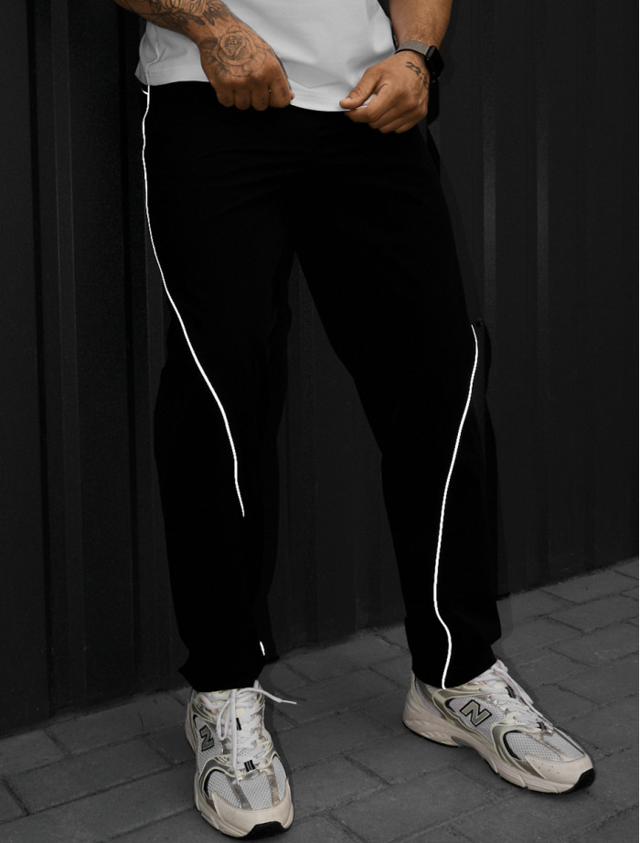 Spodnie chinos Staff mar black reflective