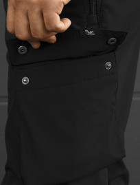 Spodnie ocieplane Staff st cargo black fleece