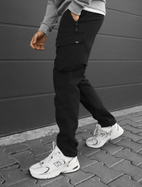 Spodnie ocieplane Staff st cargo black fleece