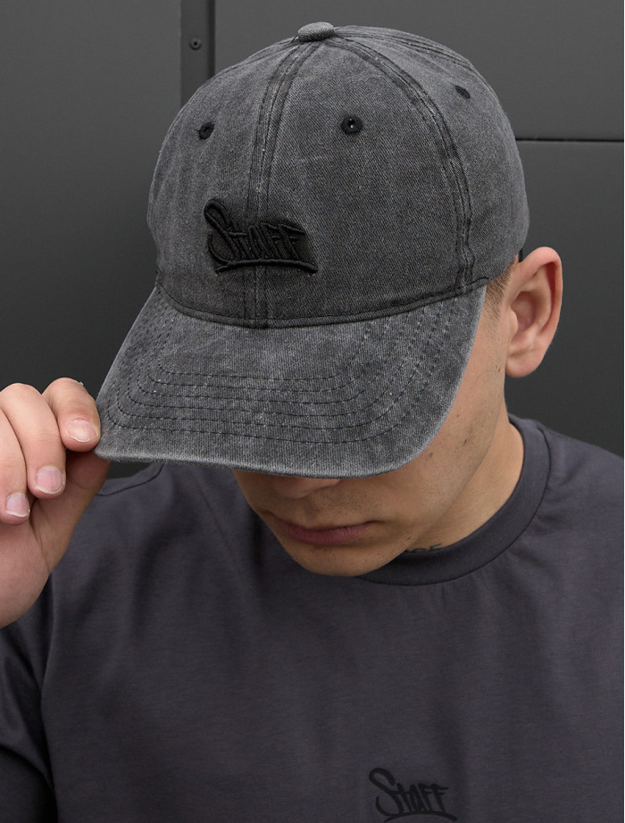 Czapka Staff dark gray logo