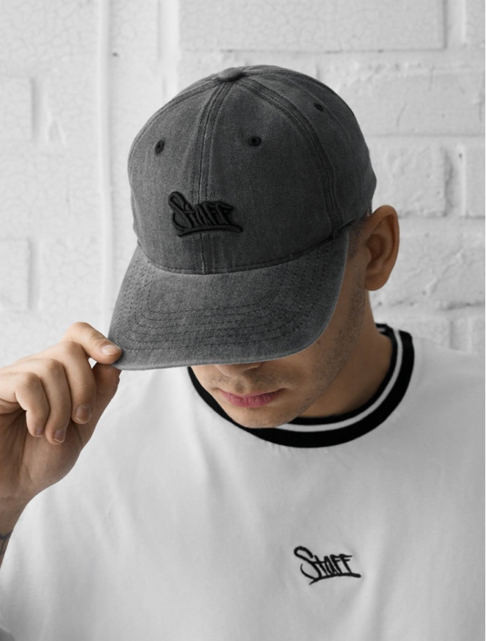 Czapka Staff dark gray logo