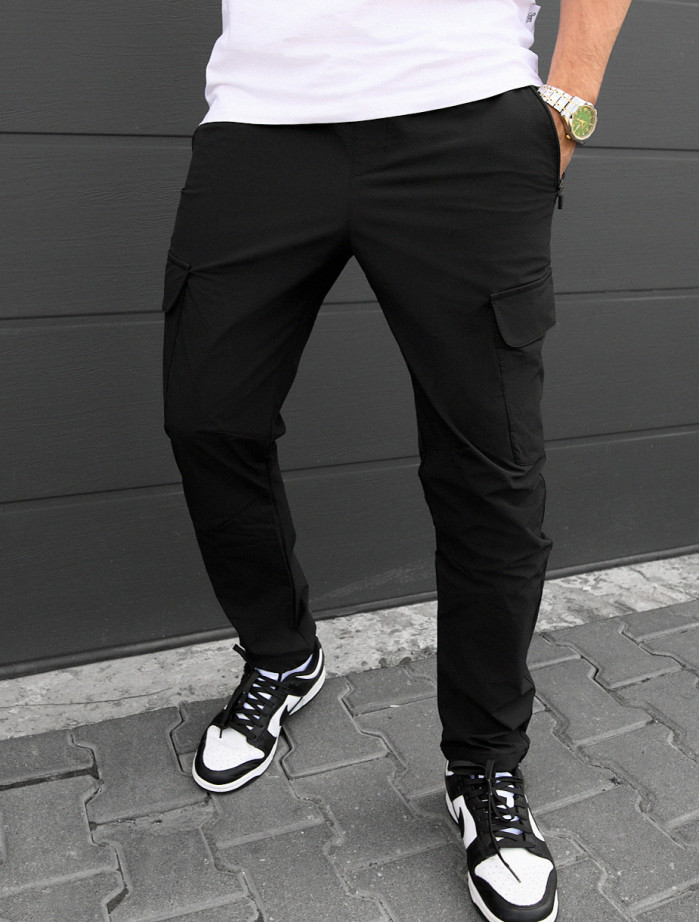 Spodnie Staff cargo tam black