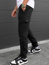 Spodnie Staff cargo tam black
