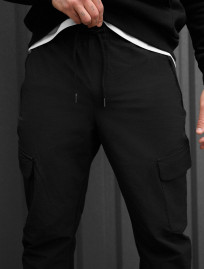 Spodnie Staff cargo tam black