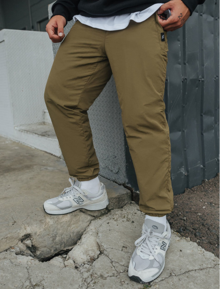 Ocieplane joggery Staff ba khaki fleece