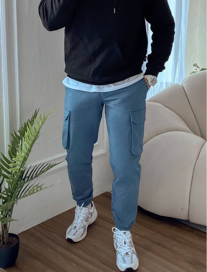 Spodnie Staff du cargo blue