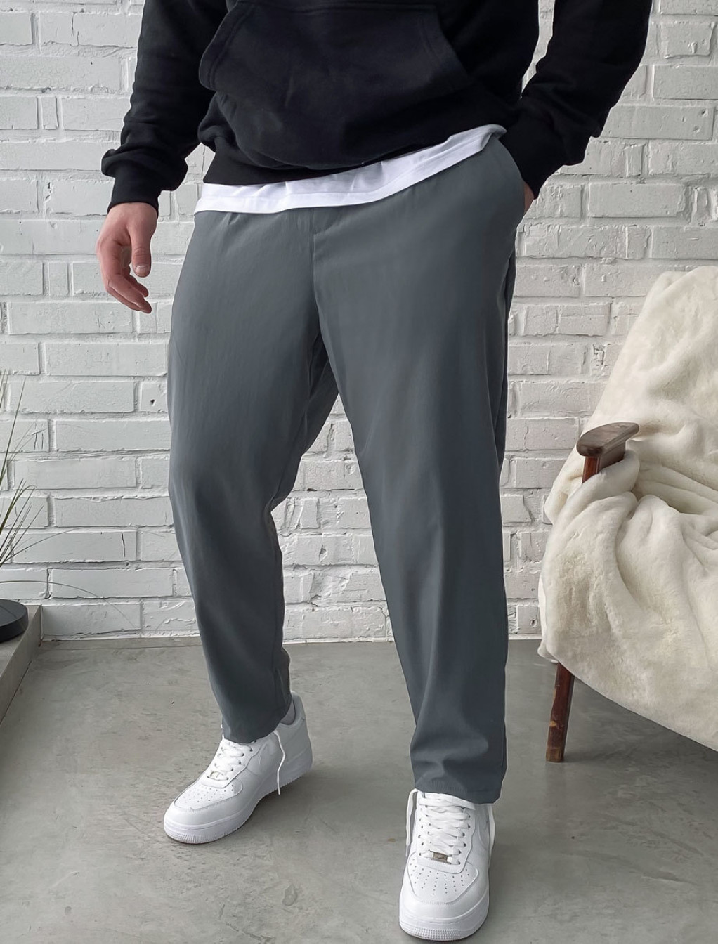 Spodnie Staff gr gray