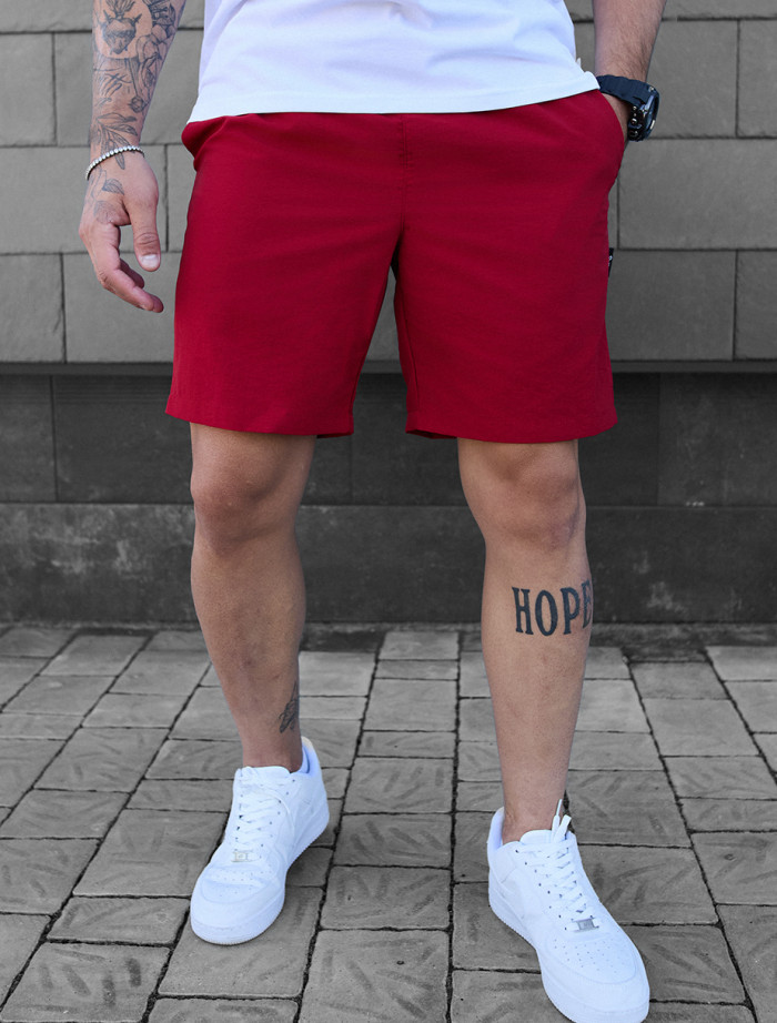 Szorty plażowe Staff ha bordo