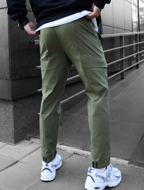 Spodnie Staff cargo pel khaki