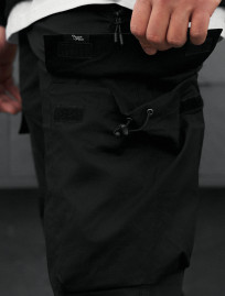 Spodnie Staff cargo tu black