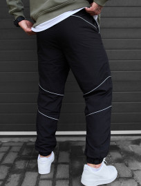 Ocieplane joggery Staff hi black fleece