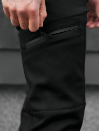 Spodnie ocieplane Staff cargo do black fleece