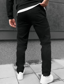 Spodnie ocieplane Staff cargo do black fleece