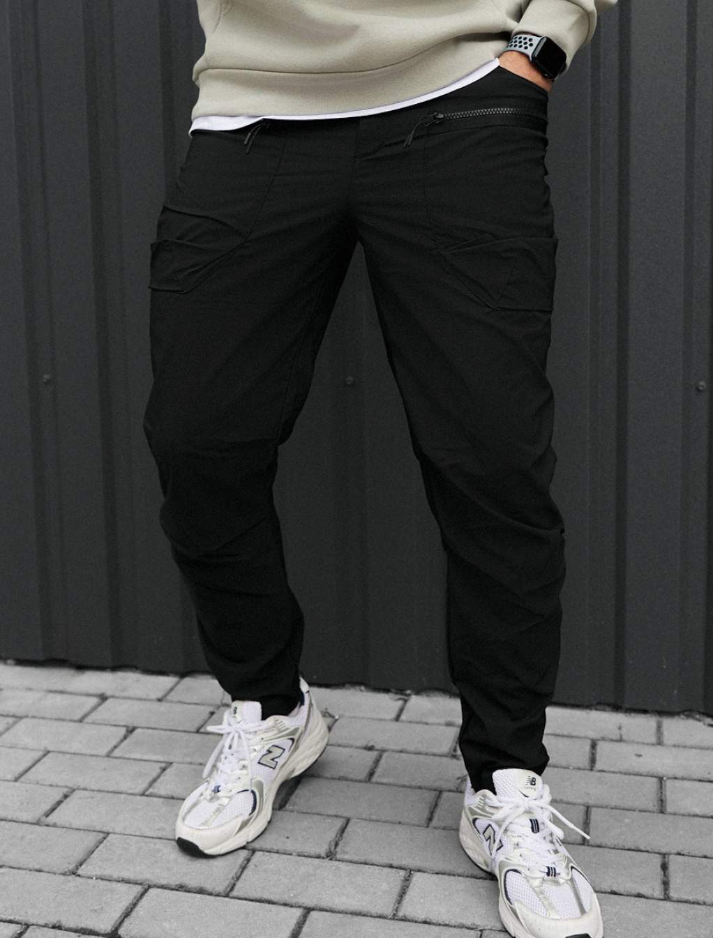 Spodnie Staff cargo ks black