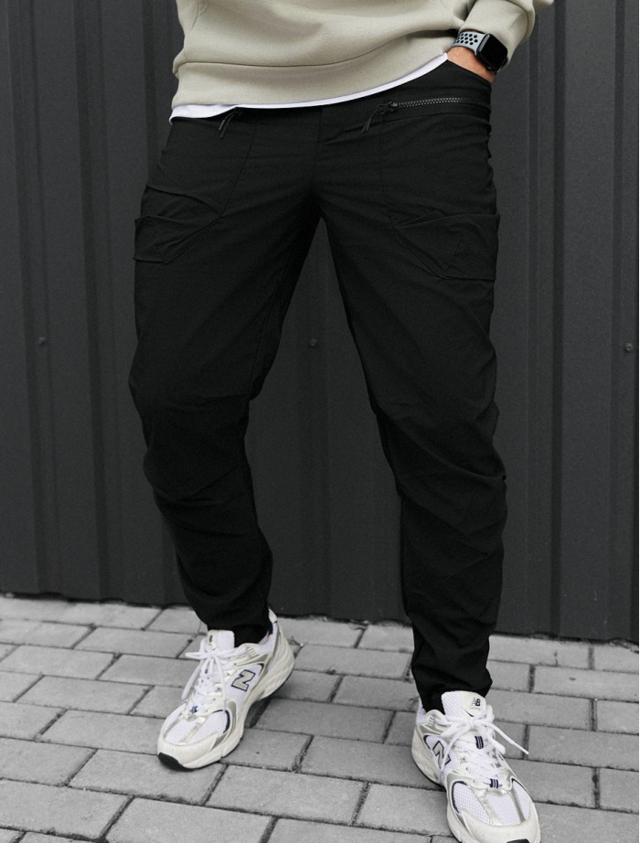 Spodnie Staff cargo ks black