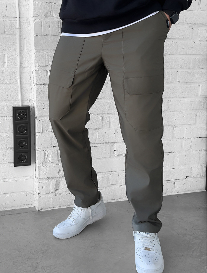 Spodnie Staff cargo me dark khaki