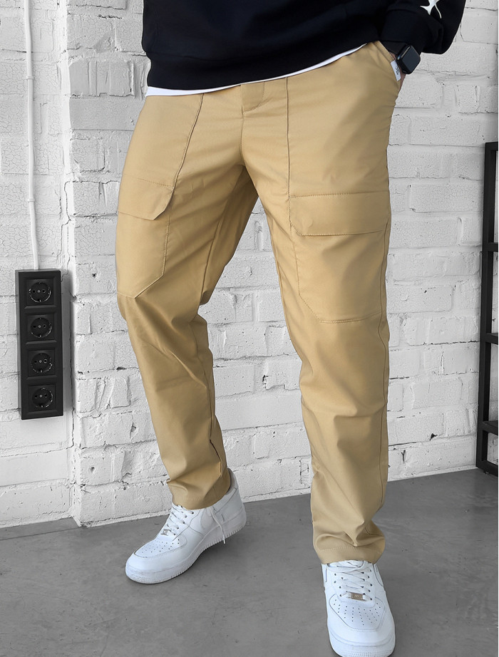 Spodnie Staff cargo me beige