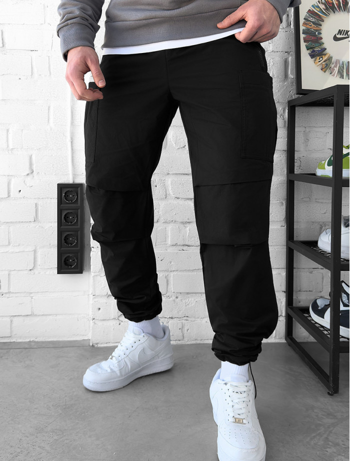 Spodnie Staff cargo dn black