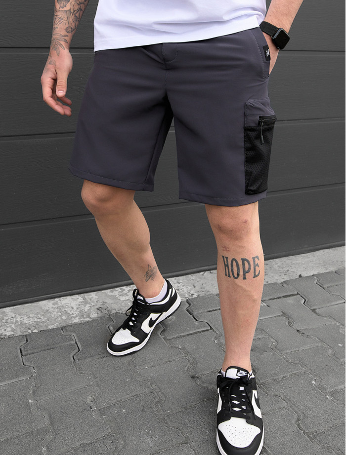 Spodenki Staff cargo sit dark gray